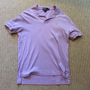 Polo Ralph Lauren Magenta Shirt Men Size M
